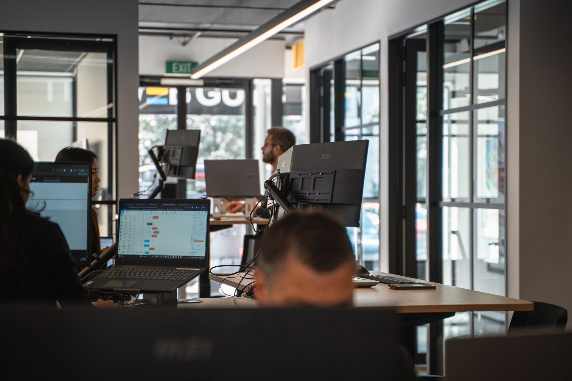 SEO specialist and CRO specialist working on optimising website for better leads